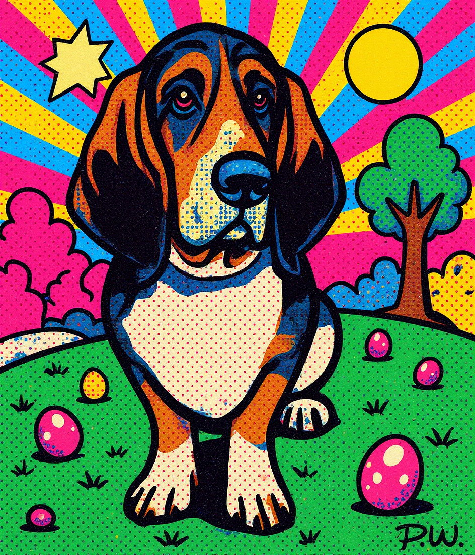 A Hound's Guide to Plastic Eggs and Existential Clarity